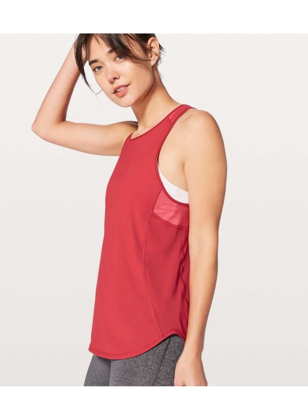 Lululemon Sculpt Tank II Red Racerback Performance Tank - Picture 3 of 8